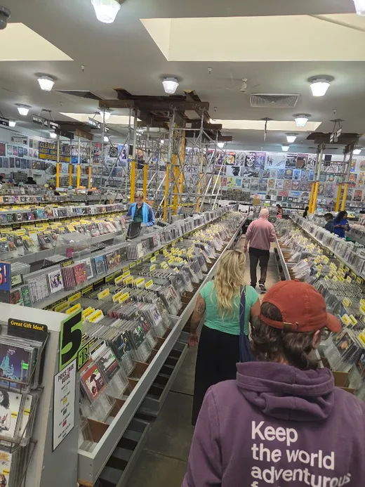 Tate 'n I at da record store